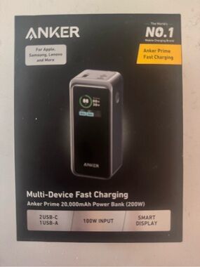 Anker Portable Power Bank - Black